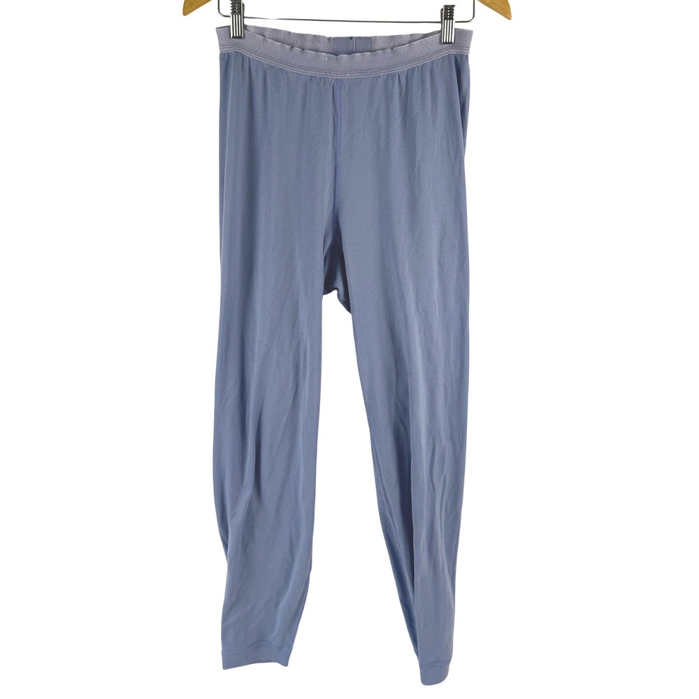 VTG! Patagonia Capilene Thermal Long Underwear Bottoms‎ Women M Blue Made in USA